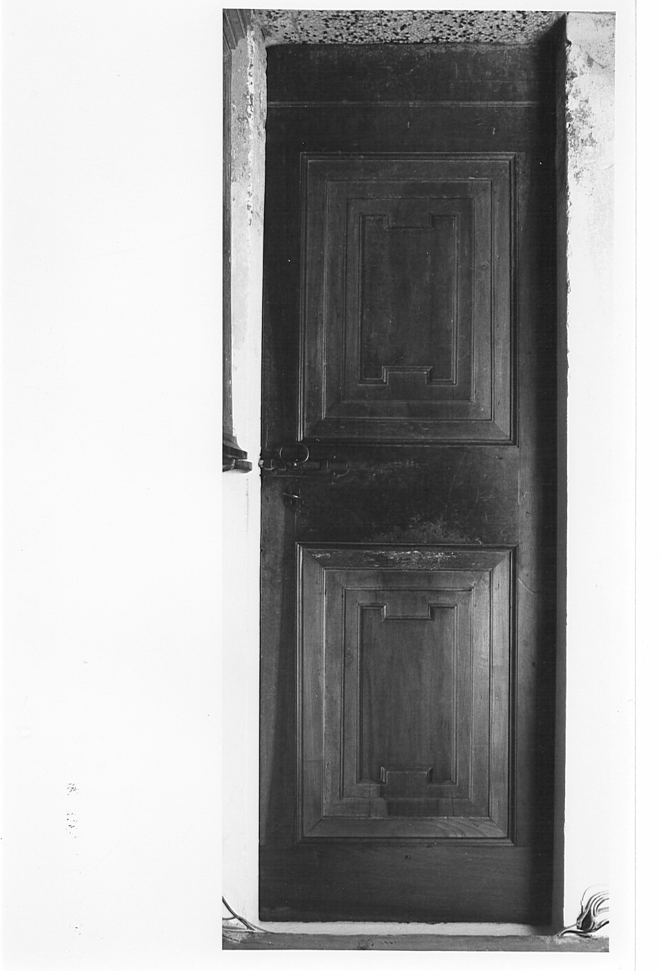 porta - ad un battente, opera isolata - bottega lombarda (fine sec. XVIII)