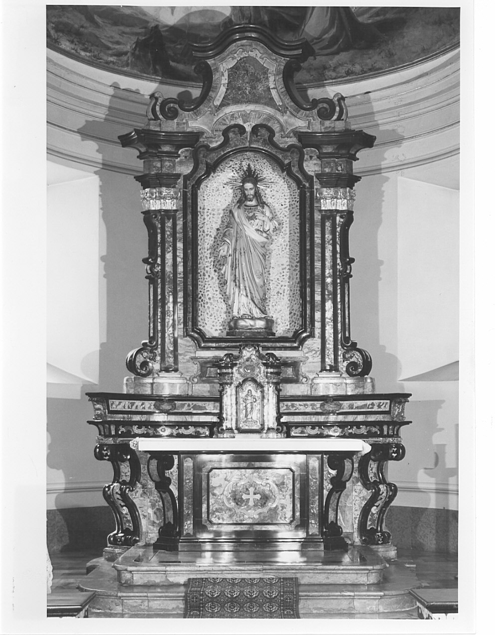 altare maggiore, opera isolata - bottega lombarda (fine/inizio sec. XVIII, secc. XIX/ XX)