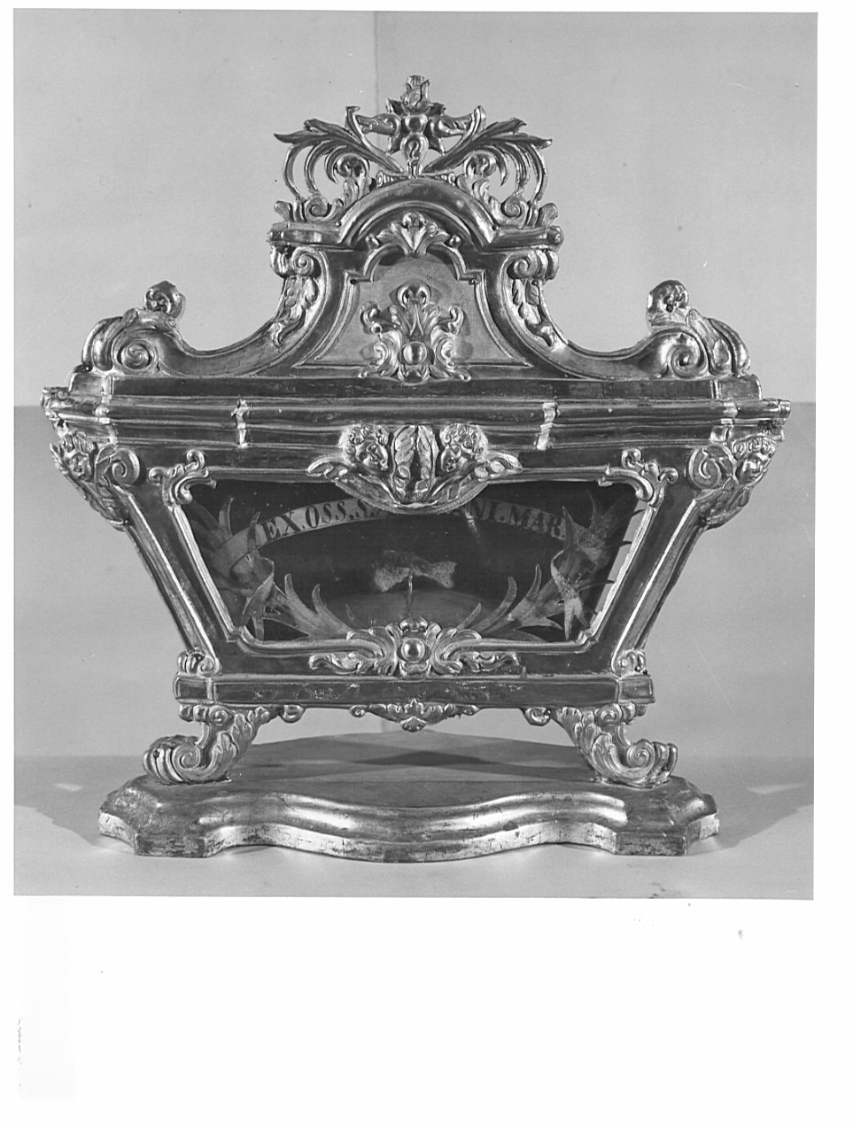 reliquiario a teca - a urna, serie - bottega lombarda (sec. XVIII)