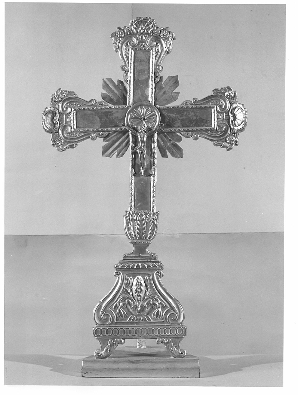 croce d'altare, opera isolata - bottega lombarda (fine sec. XVIII)