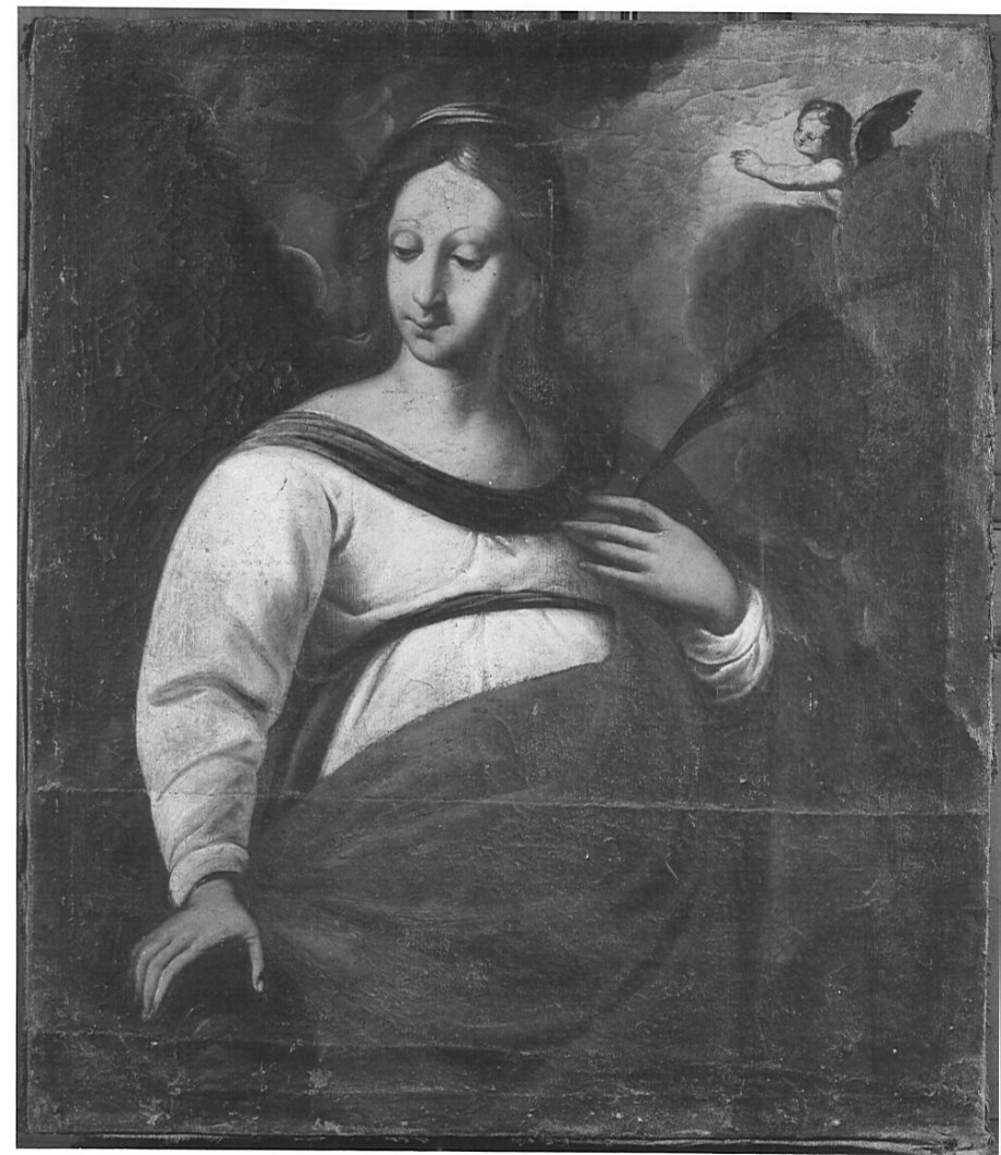 Santa (dipinto, opera isolata) - bottega lombarda (sec. XVII)