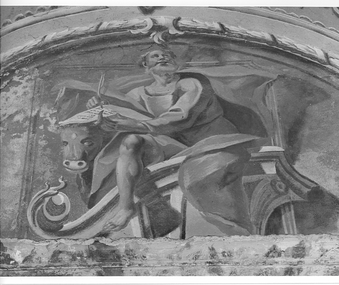 evangelisti (dipinto murale, complesso decorativo) - bottega lombarda (fine/inizio secc. XVII/ XVIII)