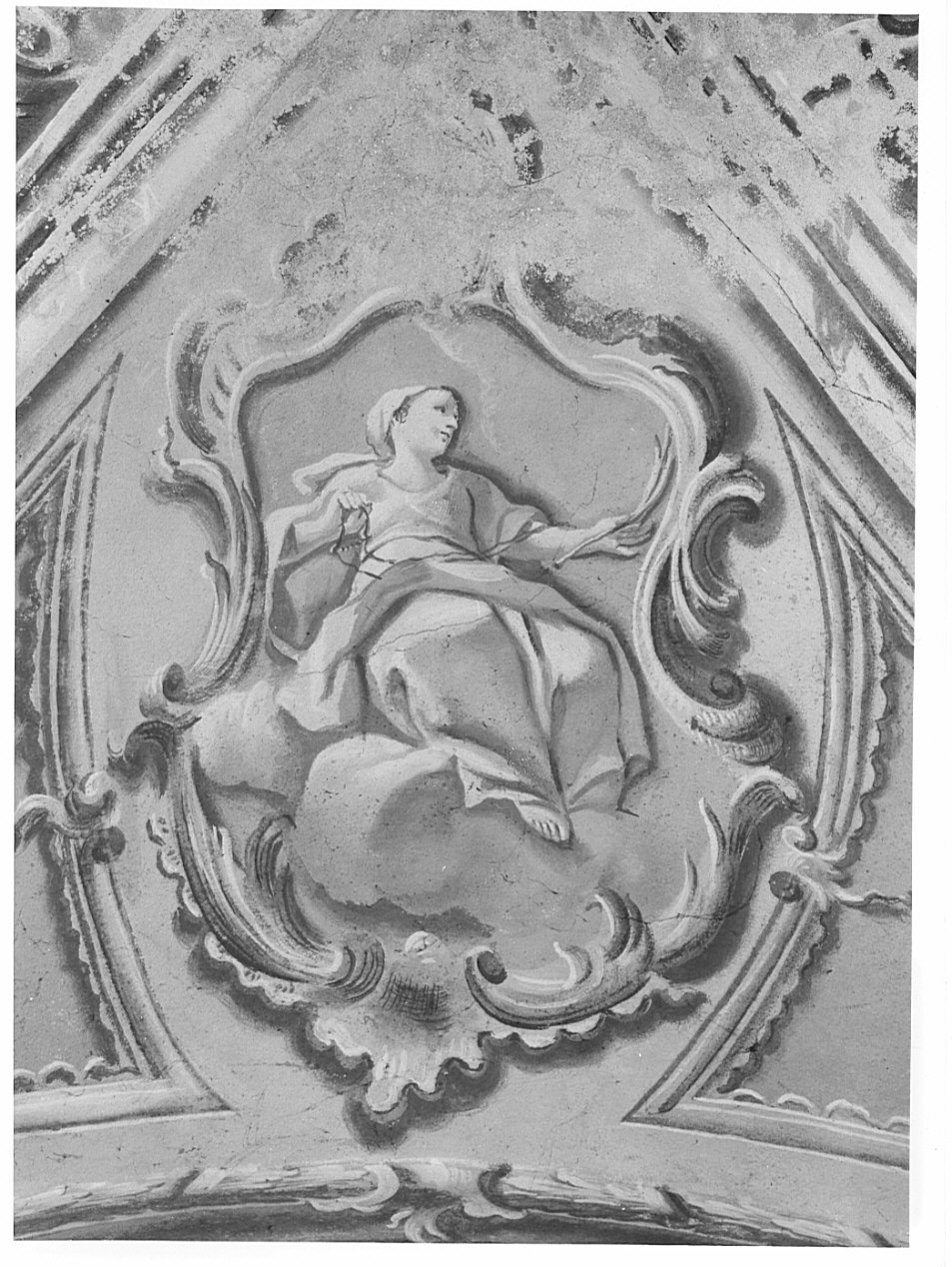 Virtù (dipinto murale, complesso decorativo) - bottega lombarda (fine/inizio secc. XVII/ XVIII)