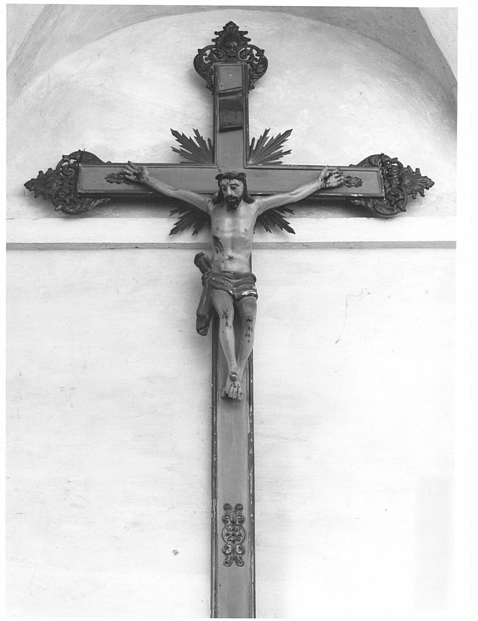 crocifisso, opera isolata - bottega lombarda (sec. XIX)