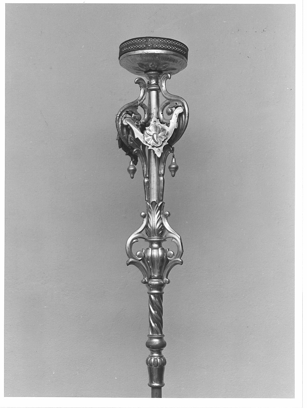 candelabro portatile, coppia - bottega lombarda (sec. XVIII)