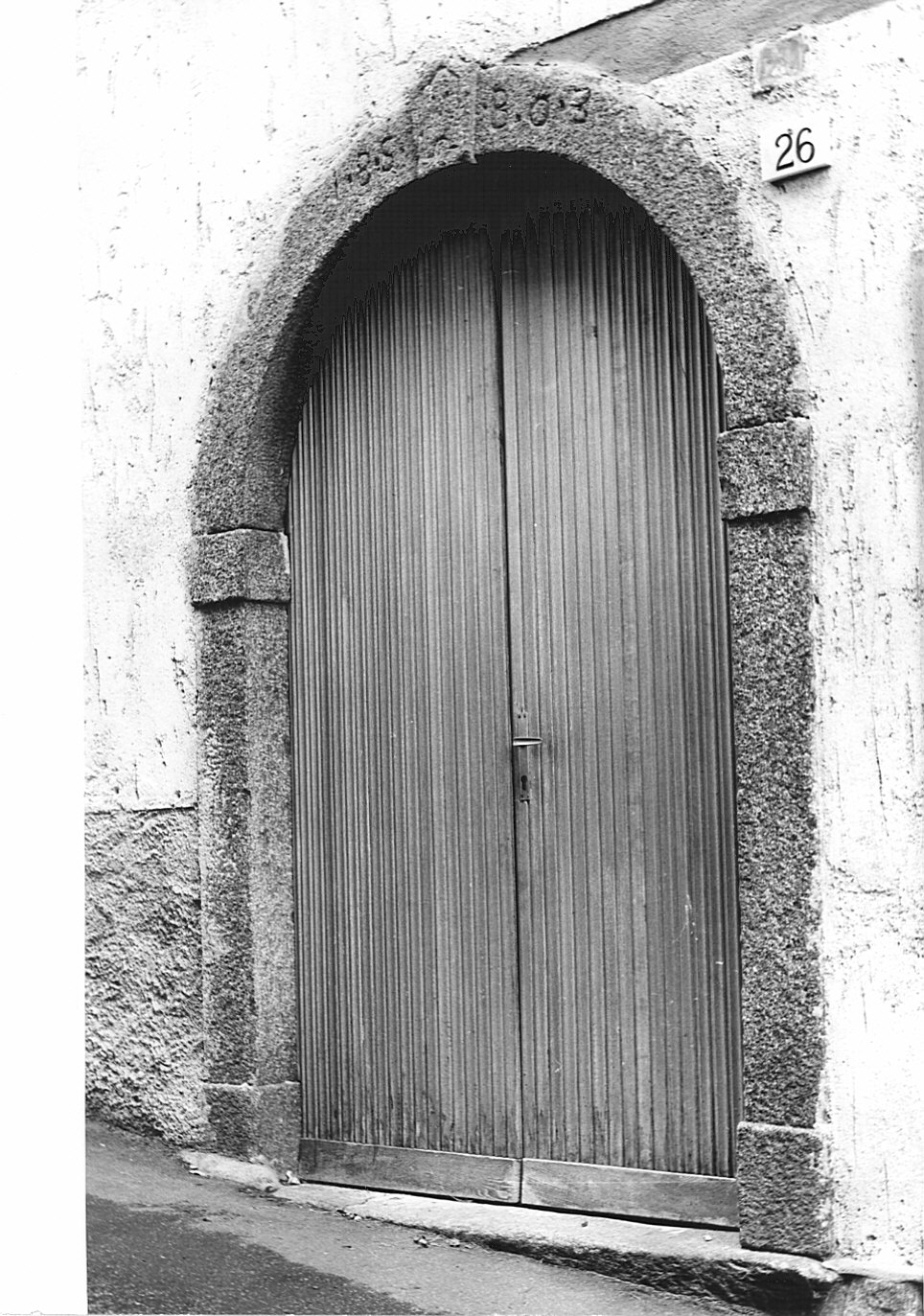 portale - ad arco, opera isolata - bottega lombarda (sec. XIX)