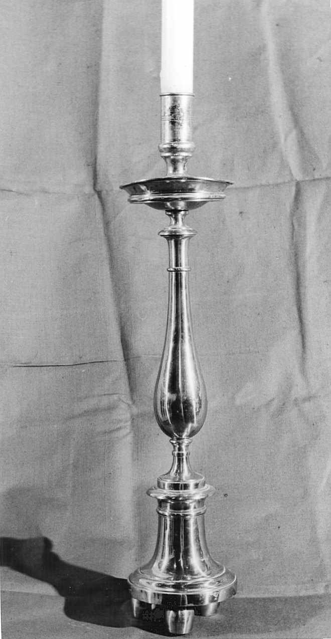 candeliere, serie - bottega lombarda (prima metà sec. XIX)