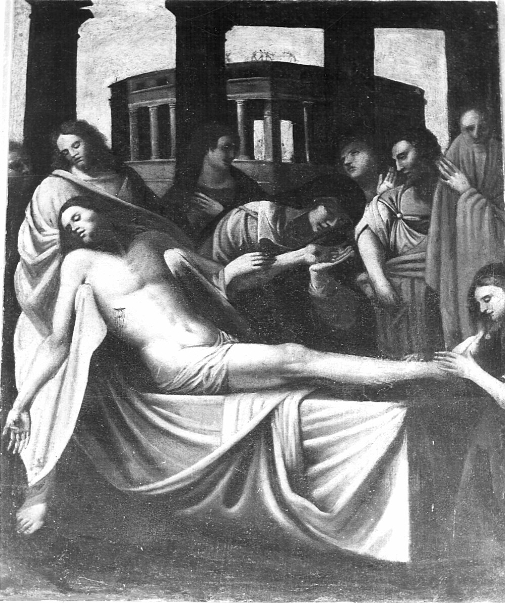 compianto sul Cristo morto (dipinto) - ambito lombardo (metà sec. XVII)