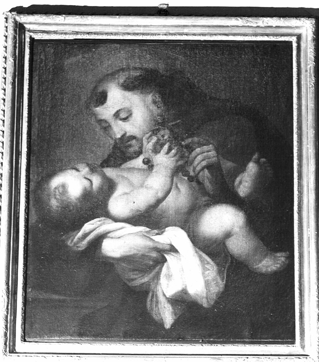 Sant'Antonio da Padova con il bambino (dipinto) - ambito comasco (inizio sec. XVIII)