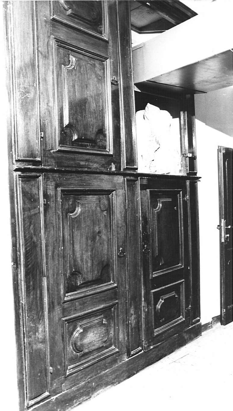armadio - a muro - bottega comasca (seconda metà sec. XVII)