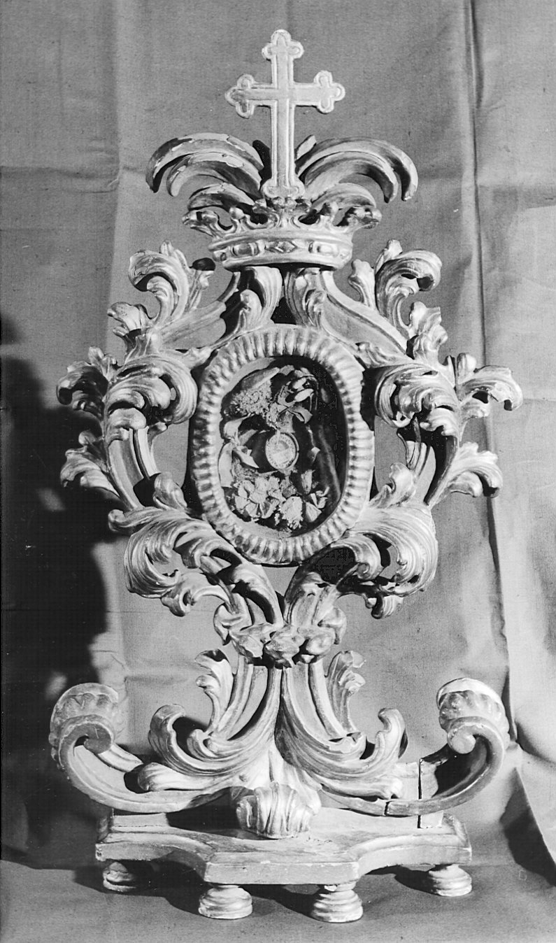 reliquiario, serie - bottega comasca (prima metà sec. XVIII)