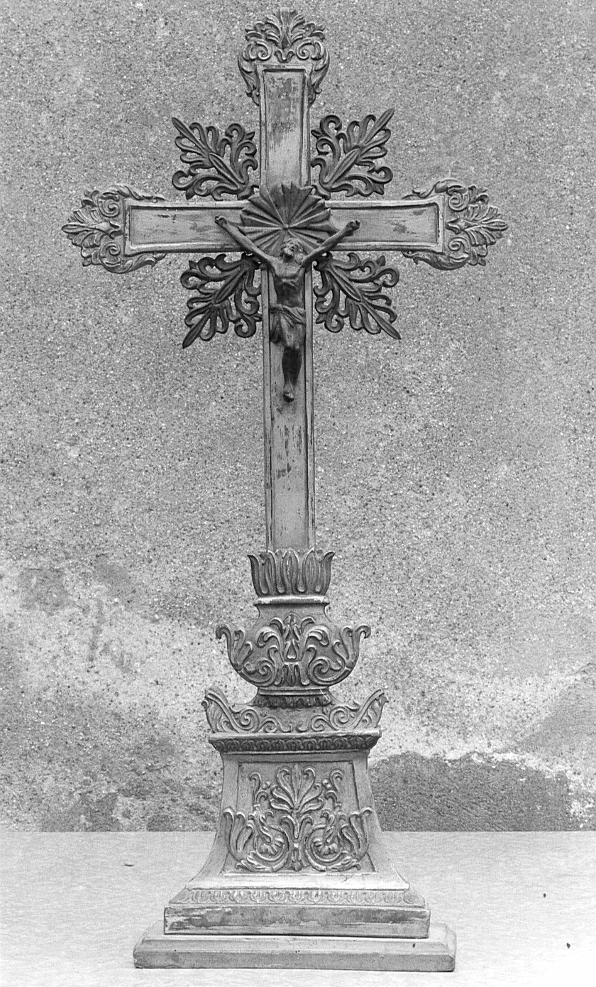 croce d'altare - bottega lombarda (secc. XVIII/ XIX)