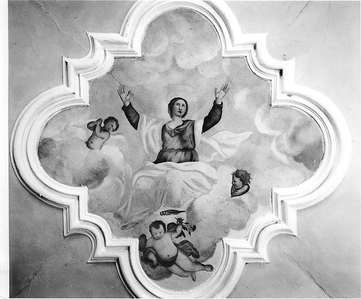 assunzione della Madonna (dipinto murale, opera isolata) - ambito lombardo (sec. XVIII)