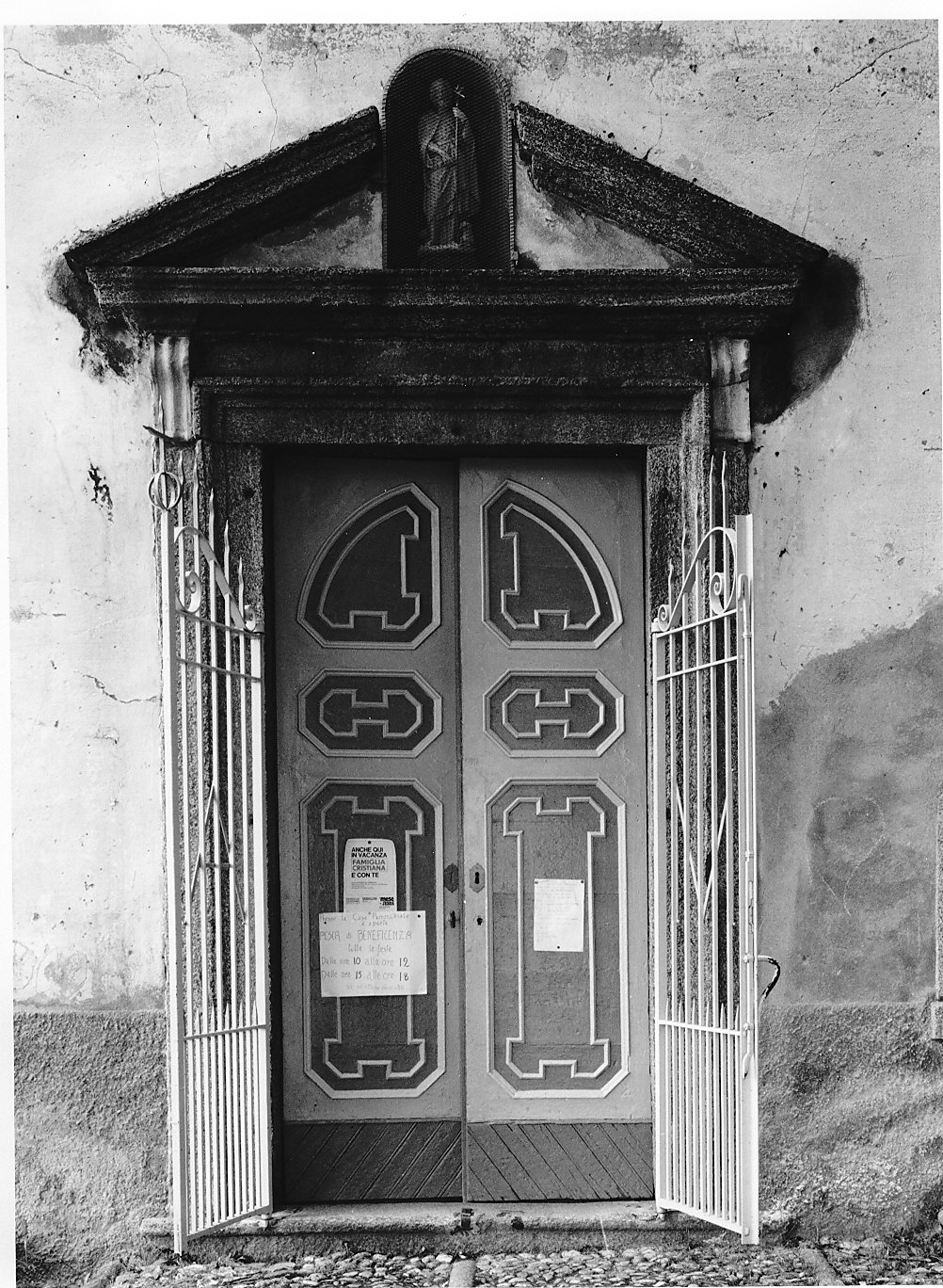 portale, opera isolata - bottega italiana (fine/inizio secc. XVI/ XVII)