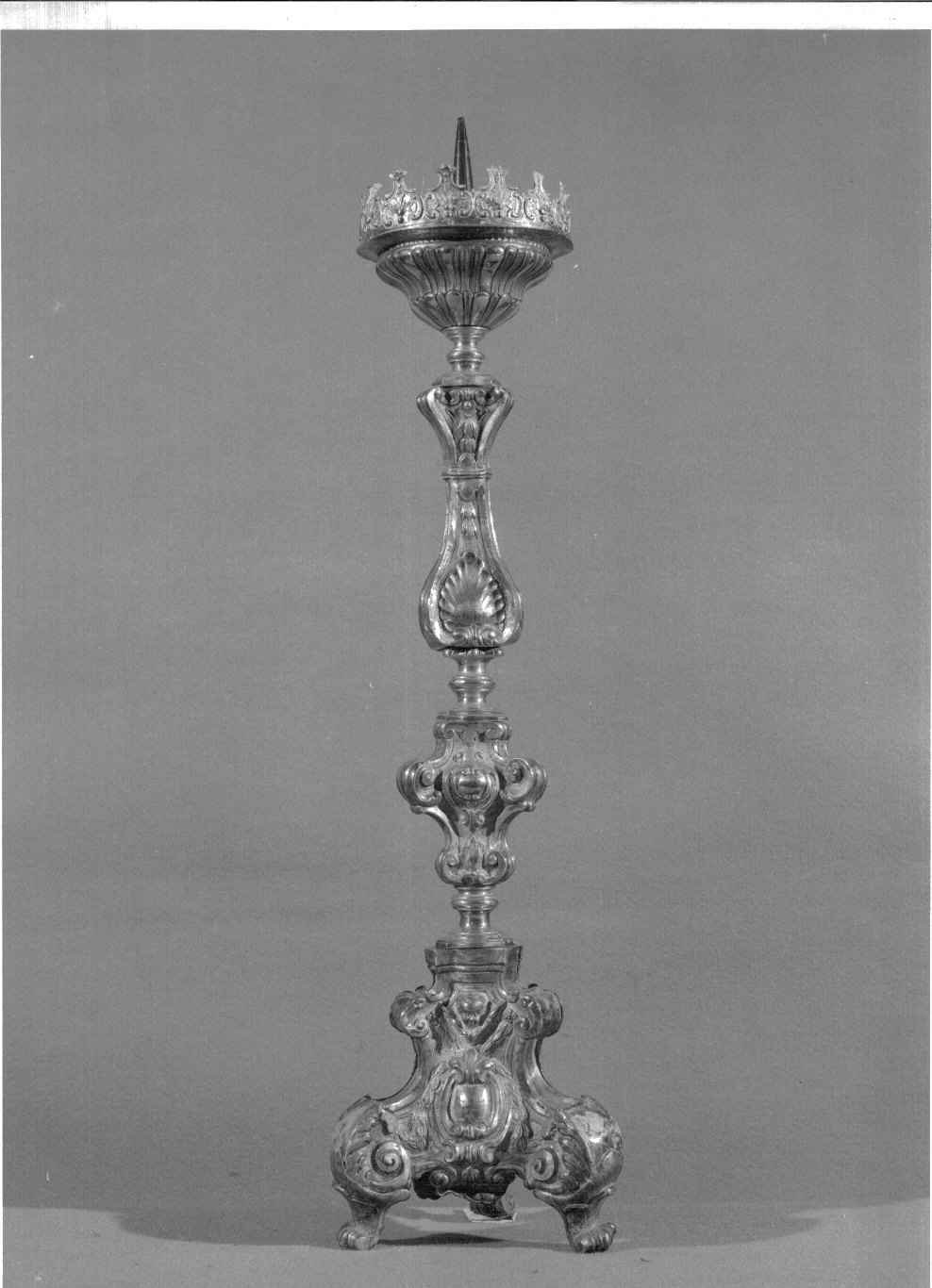 candeliere, serie - bottega lombarda (prima metà sec. XVIII)