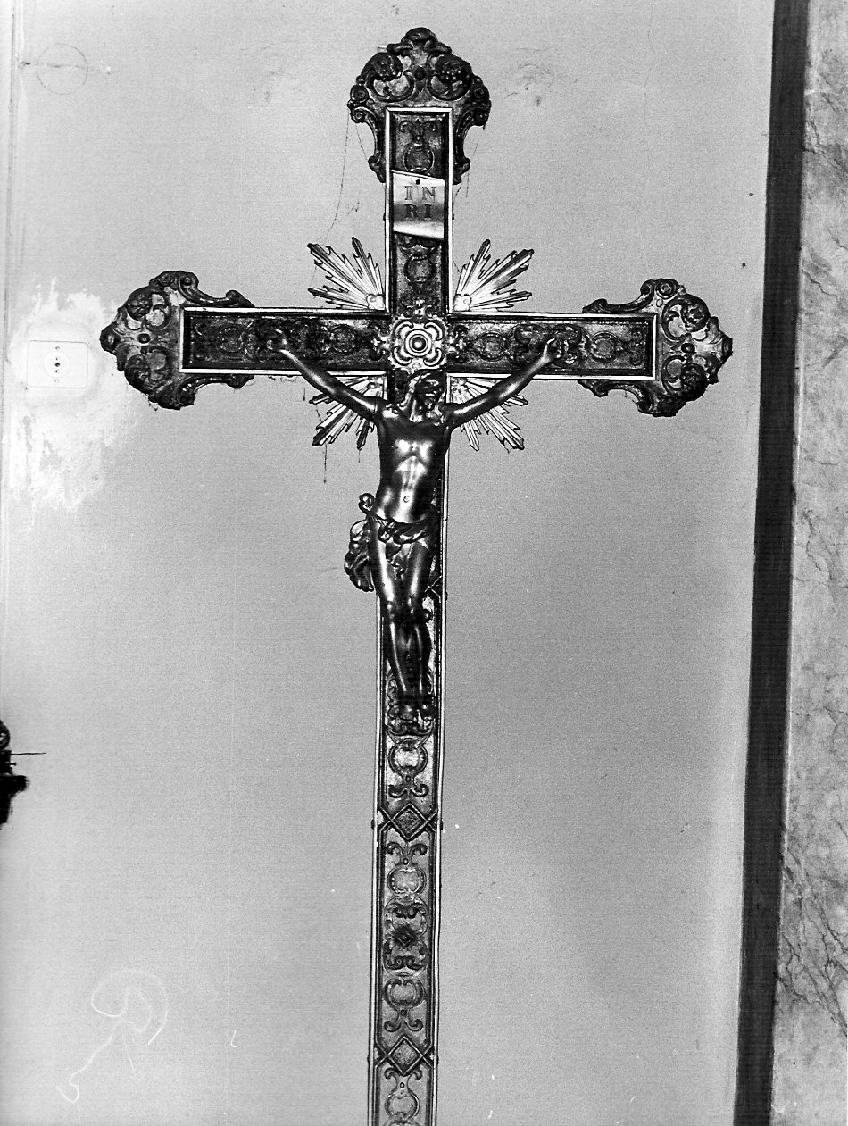 croce processionale, opera isolata - bottega lombarda (sec. XIX)