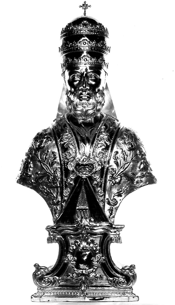 San Giovanni (reliquiario - a busto, opera isolata) - bottega lombarda (sec. XVIII)