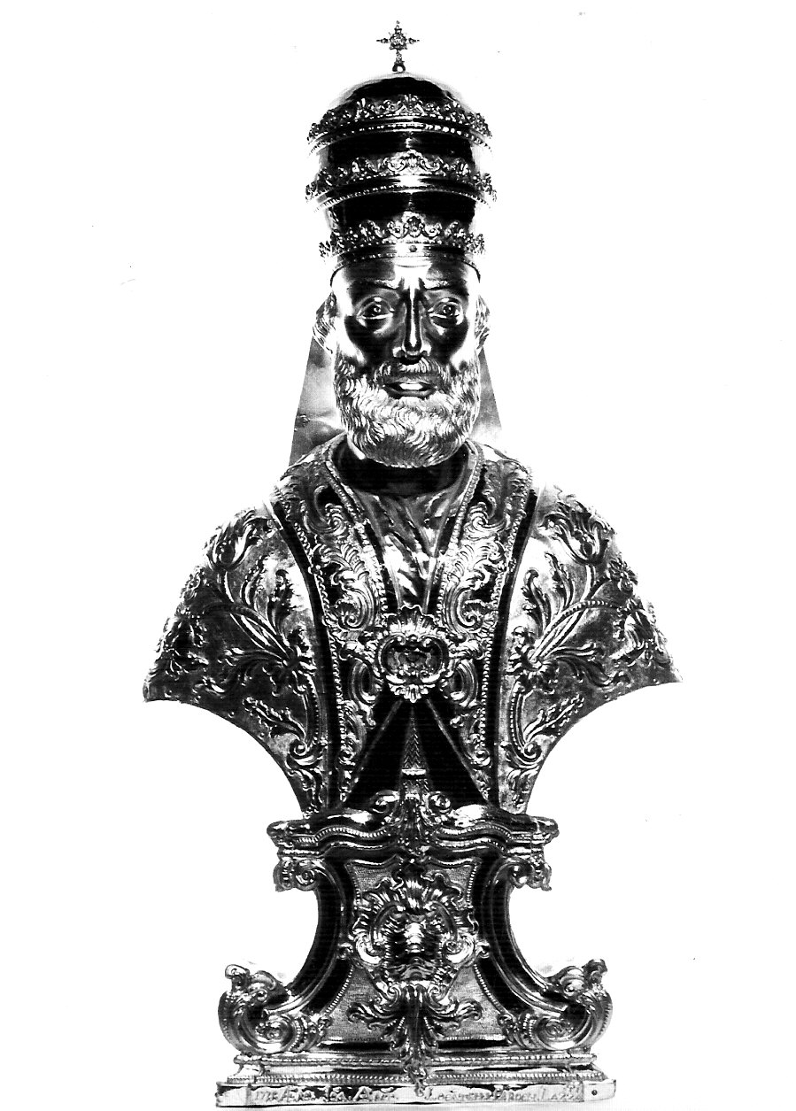 San Callisto (reliquiario - a busto, opera isolata) - bottega lombarda (sec. XVIII)