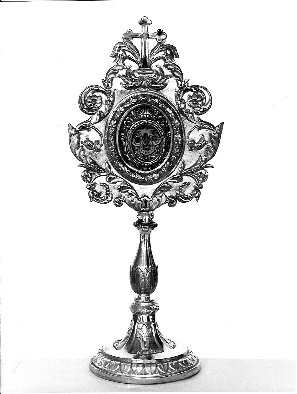 reliquiario - a ostensorio, opera isolata - bottega lombarda (fine sec. XIX)