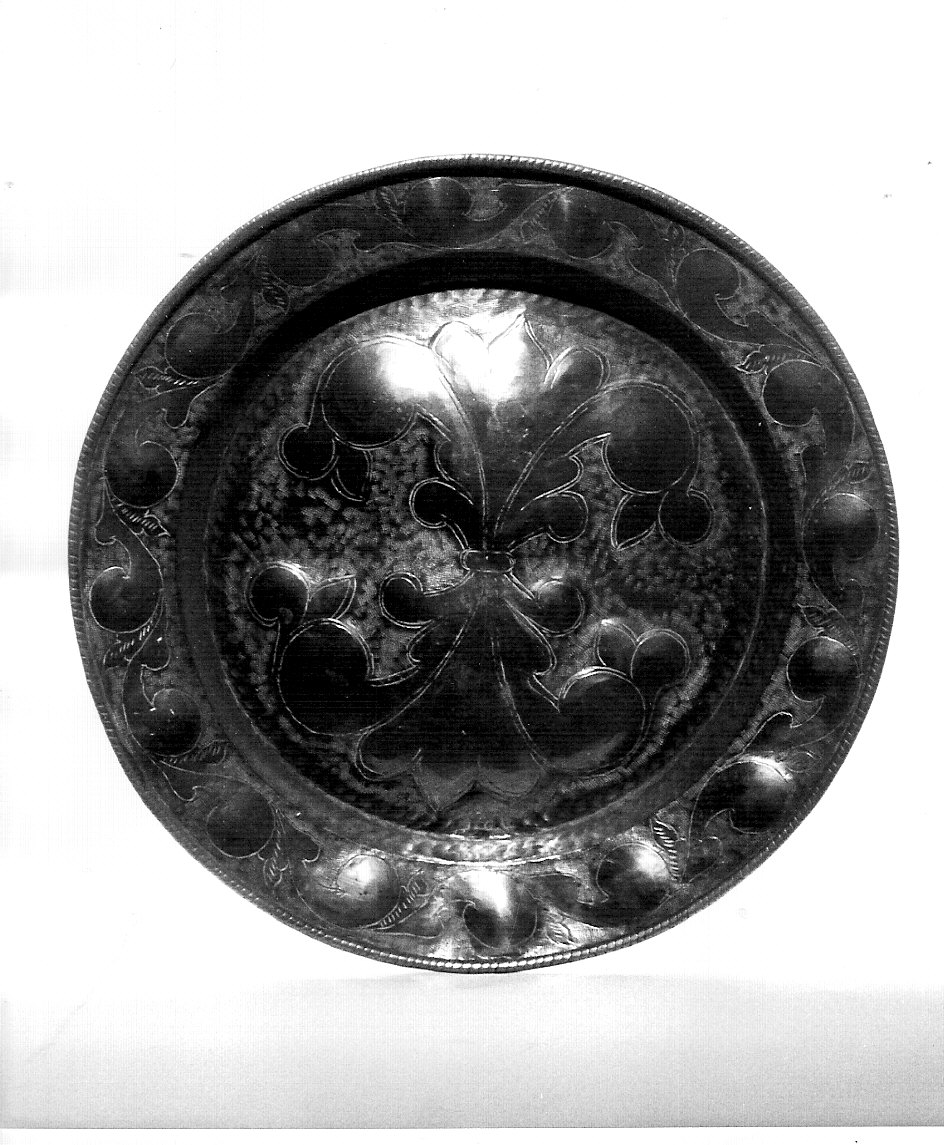 piatto per elemosine, opera isolata - bottega lombarda (sec. XIX)