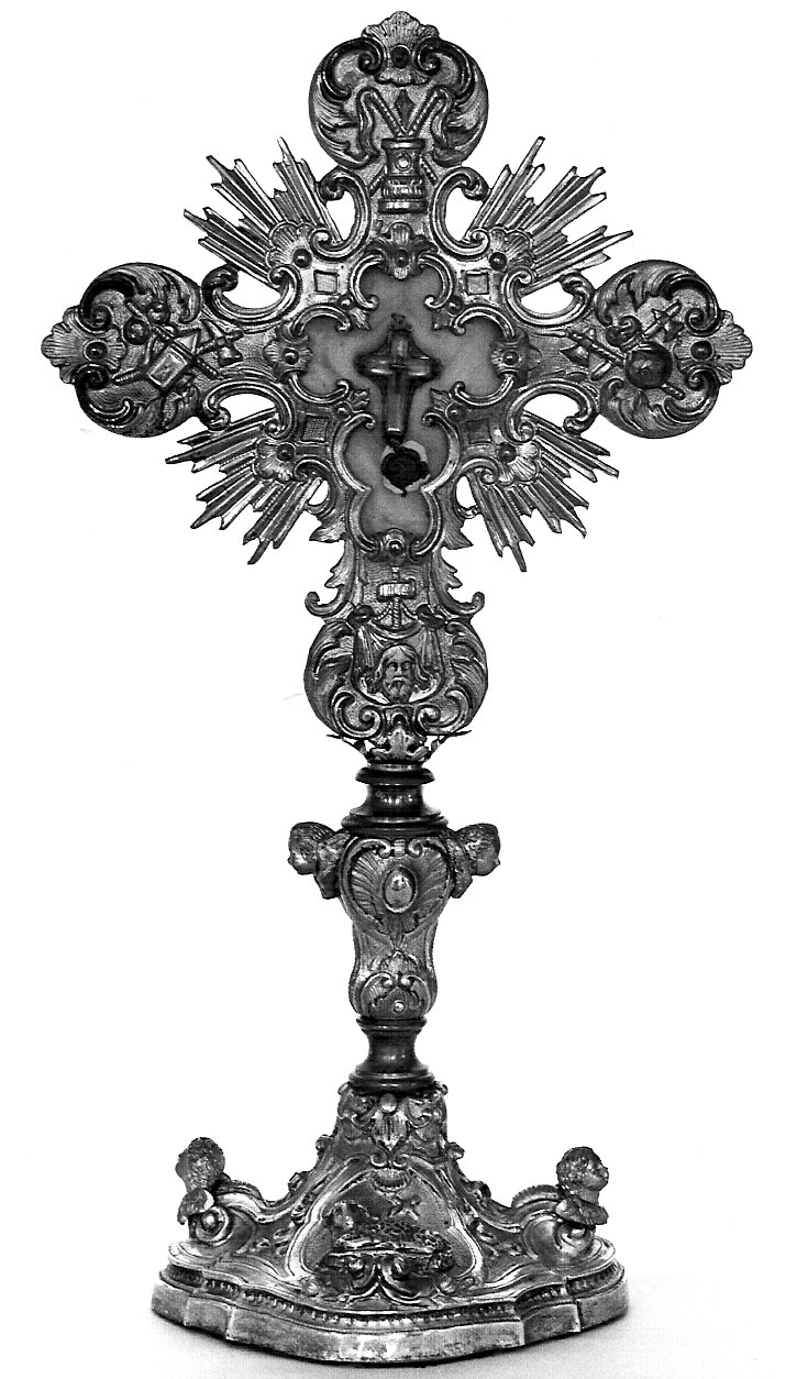 stauroteca, opera isolata - bottega lombarda (sec. XIX)