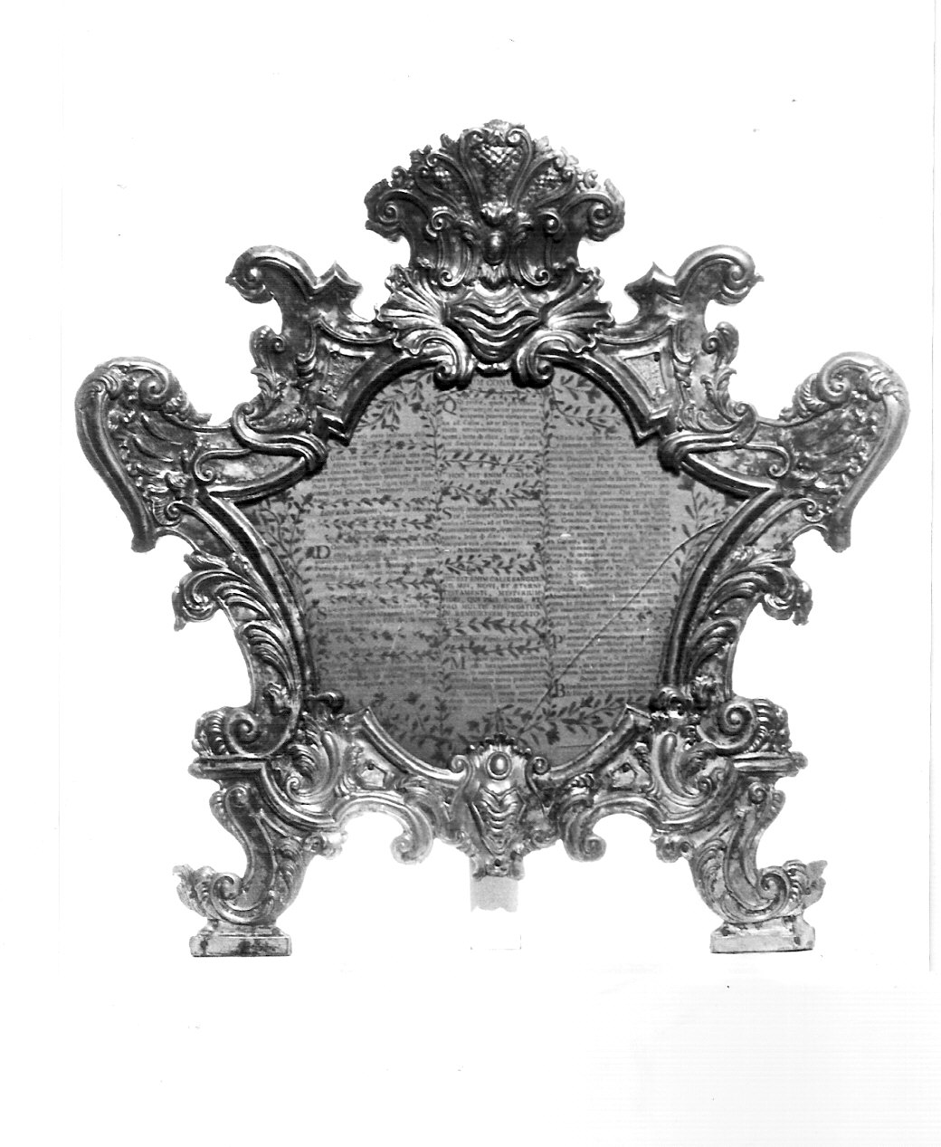 cartagloria, opera isolata - bottega lombarda (sec. XVIII)