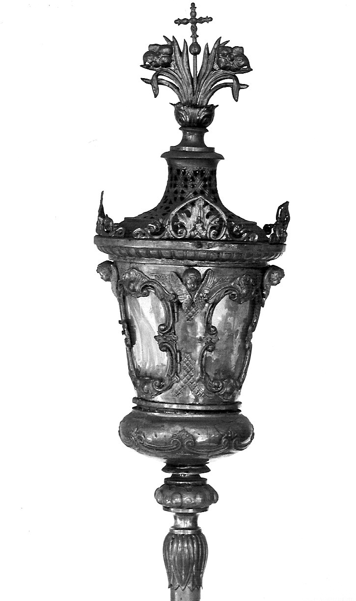 lanterna processionale, serie - bottega lombarda (sec. XIX)