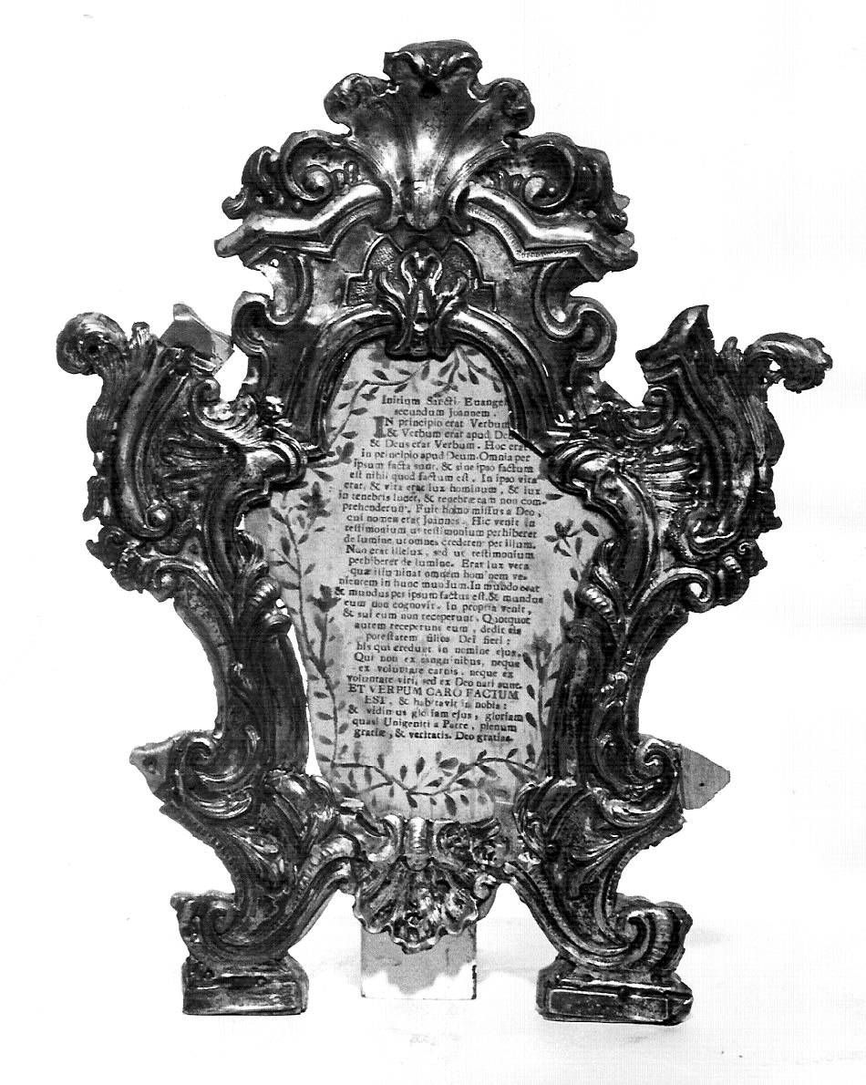 cartagloria, opera isolata - bottega lombarda (sec. XVIII)