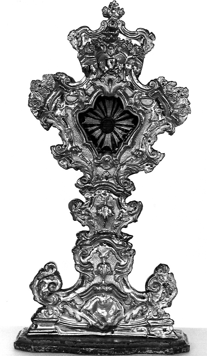 reliquiario - a ostensorio, opera isolata - bottega lombarda (sec. XVIII)