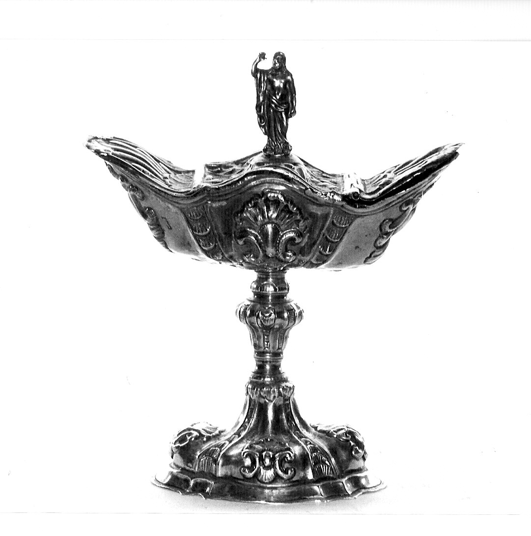 navicella portaincenso, opera isolata - bottega lombarda (sec. XIX)