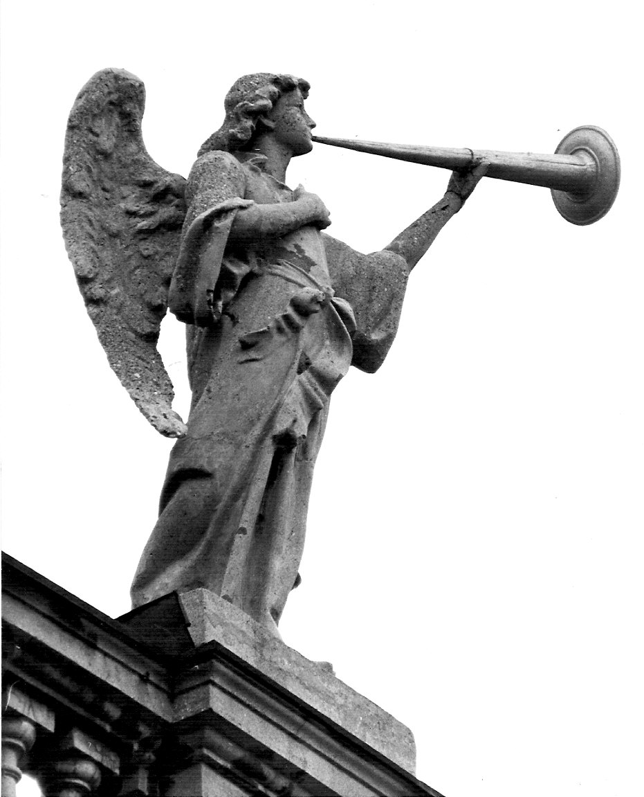 angelo musicante (statua, opera isolata) - bottega lombarda (sec. XX)