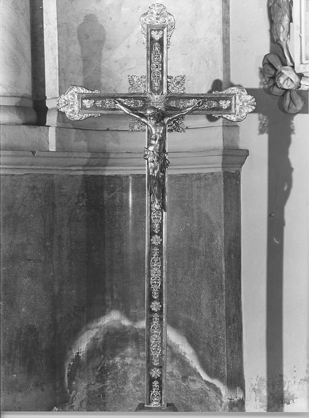 crocifisso, opera isolata - bottega lombarda (fine/inizio secc. XVIII/ XIX)