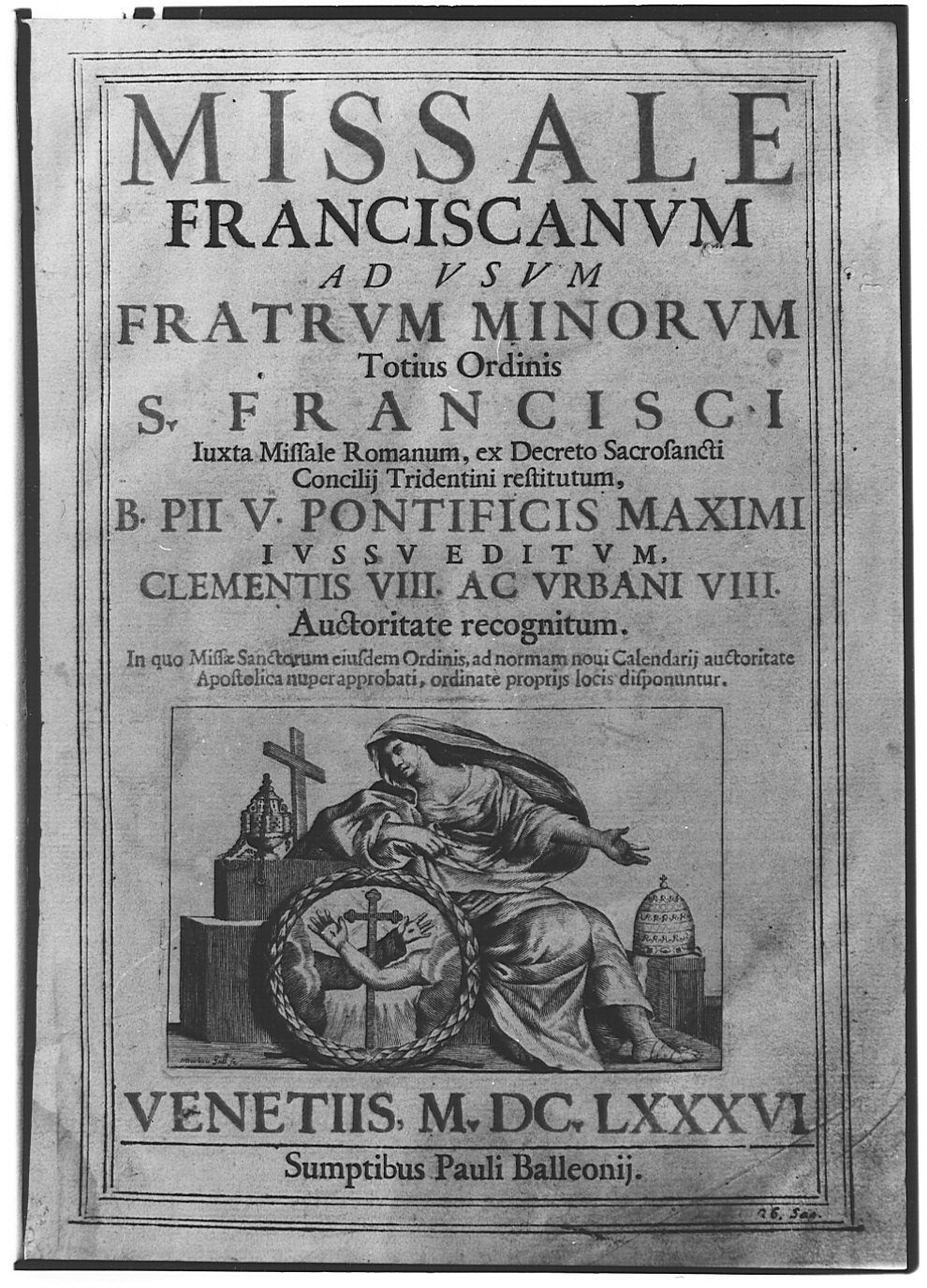 figura allegorica/ Annunciazione/ Natività/ Crocifissione di Cristo (stampa, serie) di Desbois Martial (sec. XVII)