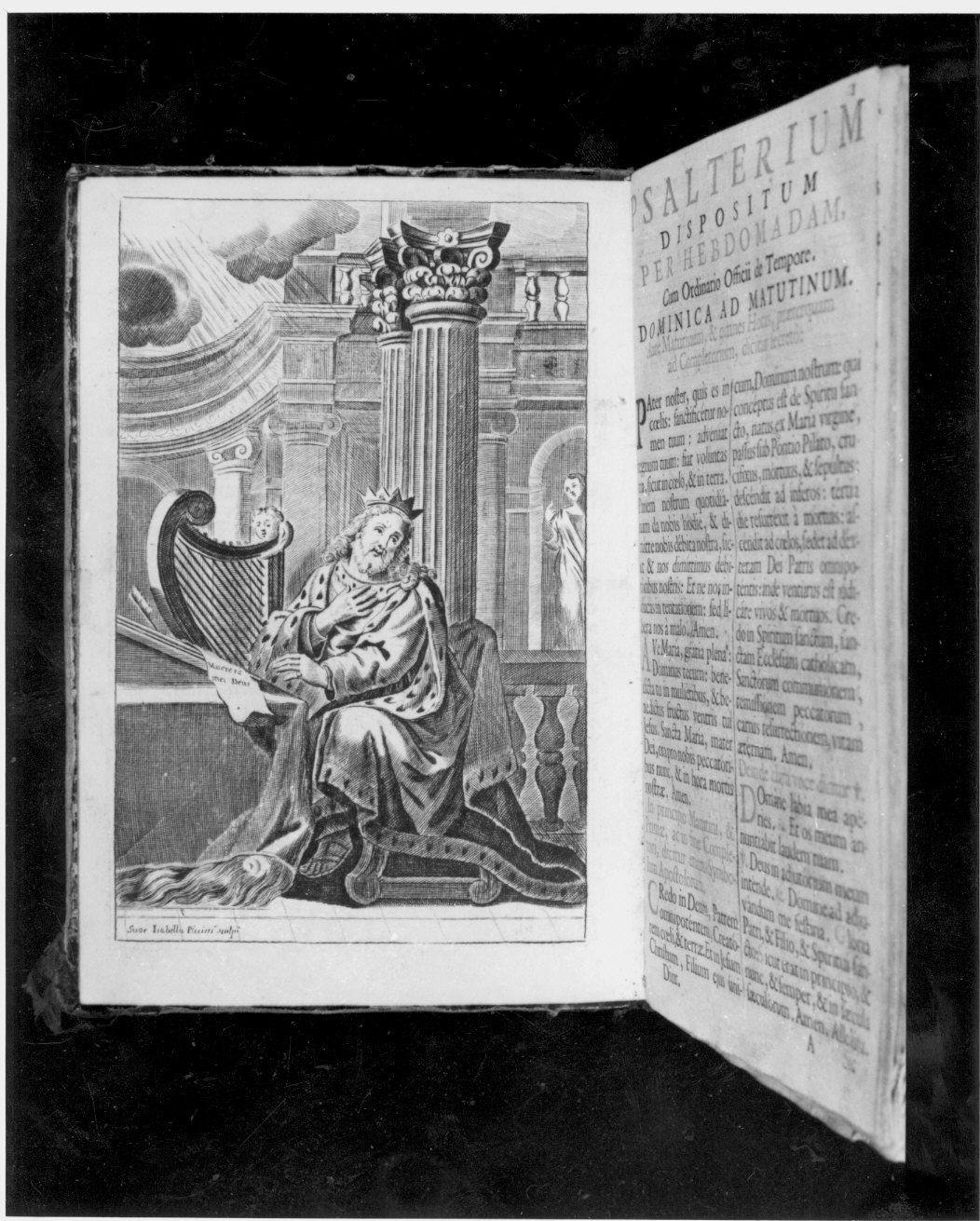 re Davide (stampa) di Piccini Isabella (attribuito) (sec. XVIII)