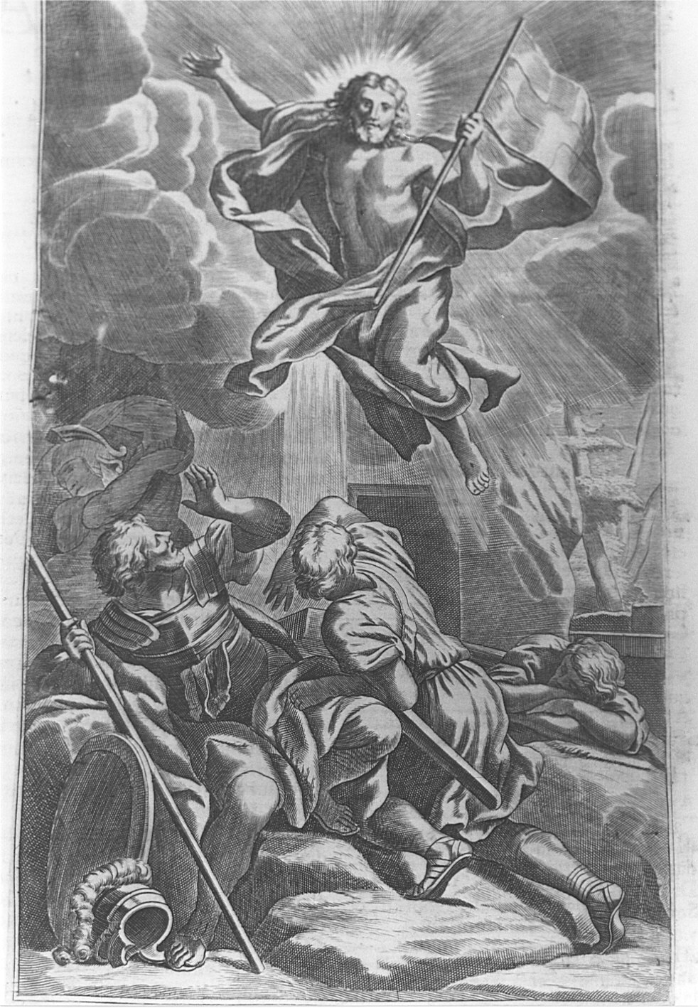 resurrezione di Cristo (stampa) - ambito veneziano (sec. XVIII)