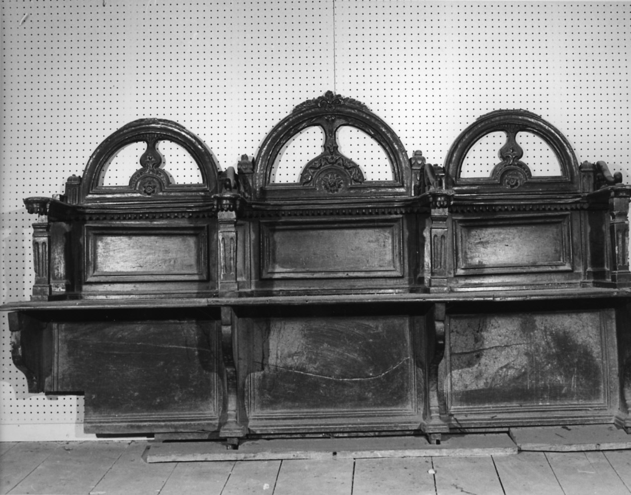 scranno, opera isolata - bottega italiana (sec. XIX)