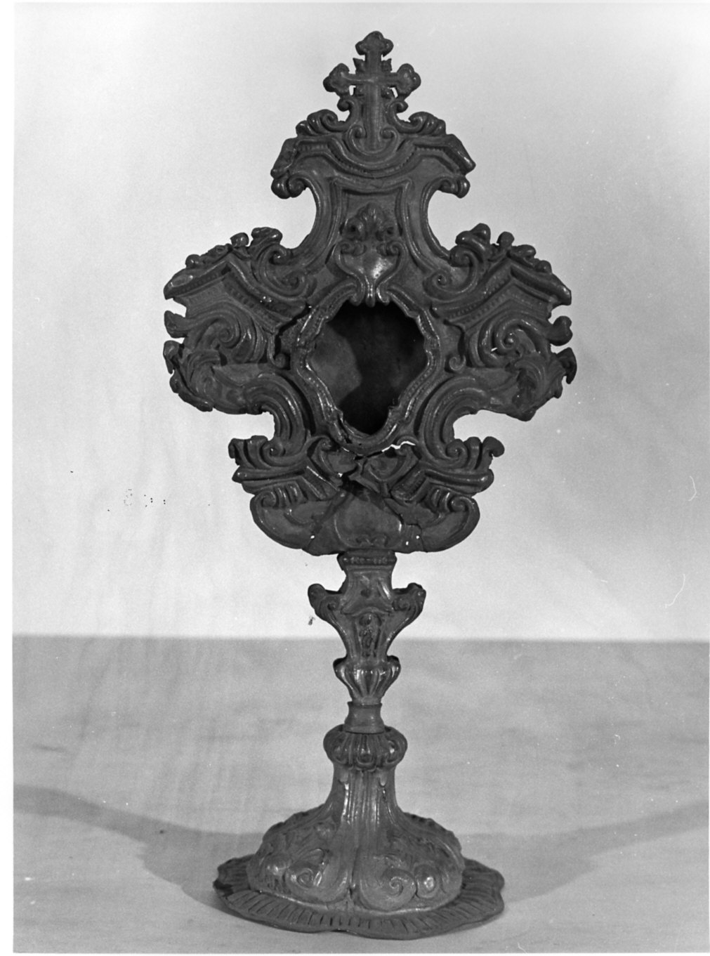 reliquiario - a ostensorio, opera isolata - bottega lombarda (sec. XVIII)