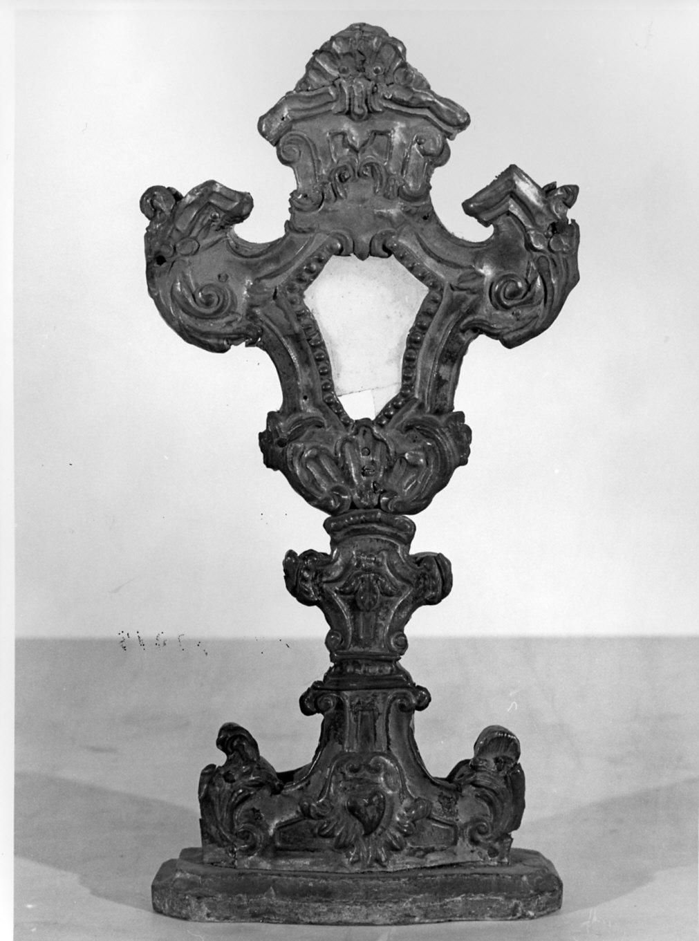 reliquiario - a ostensorio, opera isolata - bottega lombarda (sec. XVIII)