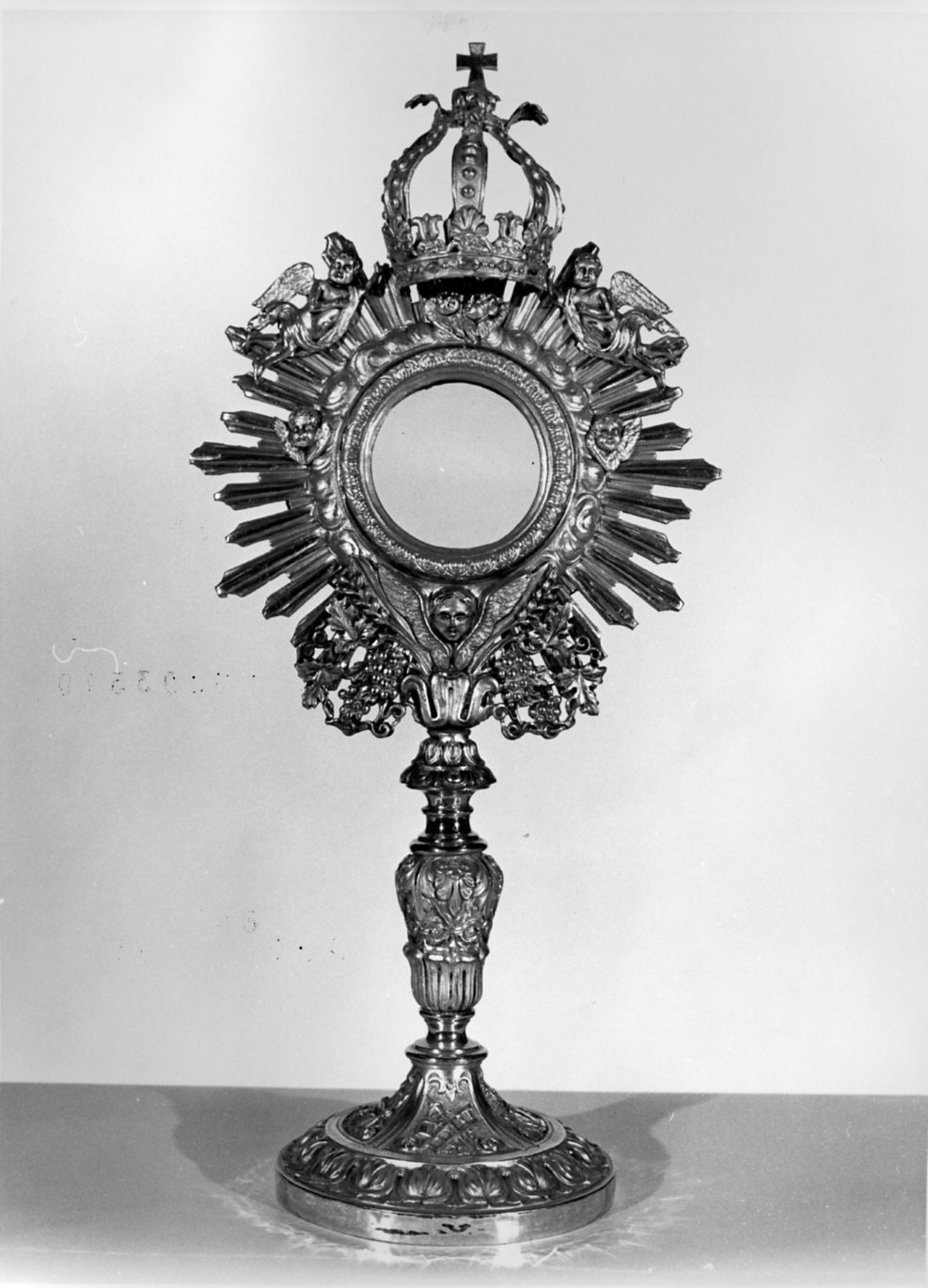 ostensorio - a raggiera, opera isolata - bottega italiana (sec. XIX)