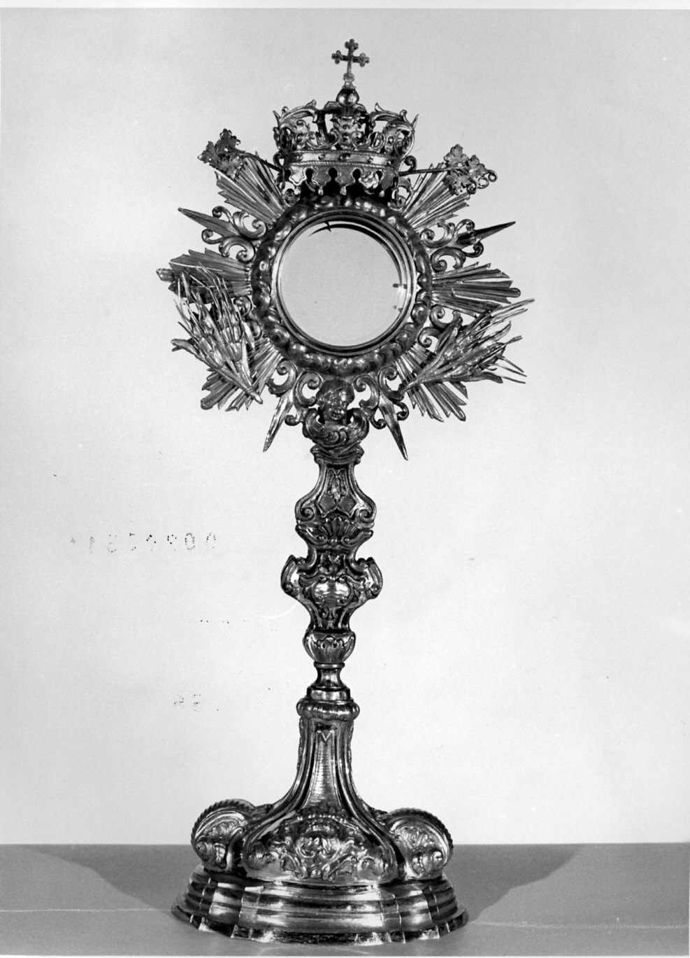 ostensorio - a raggiera, opera isolata - bottega lombarda (sec. XVIII)