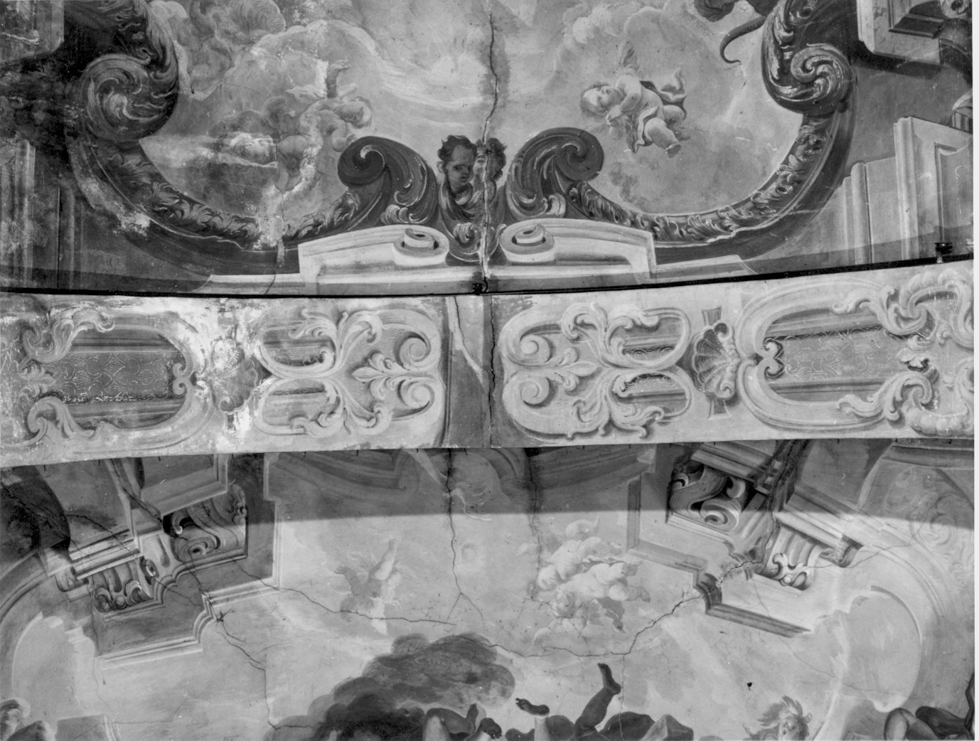 elementi decorativi (dipinto murale, elemento d'insieme) di Bianchi Pietro detto Bustino (attribuito) (primo quarto sec. XVIII)