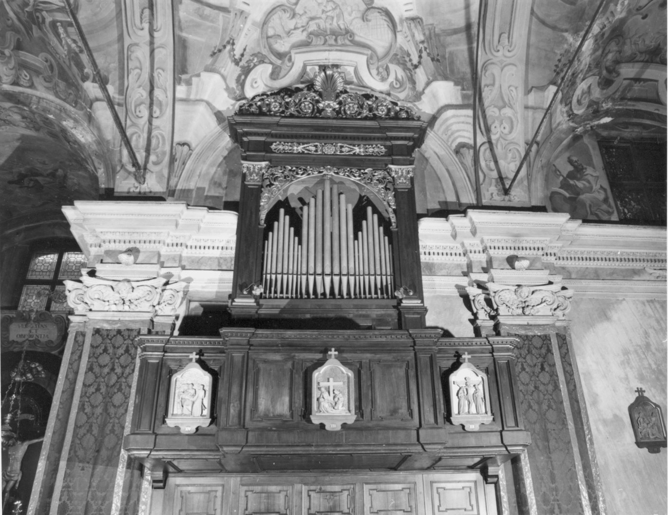 cassa d'organo, opera isolata - bottega italiana (prima metà sec. XIX)