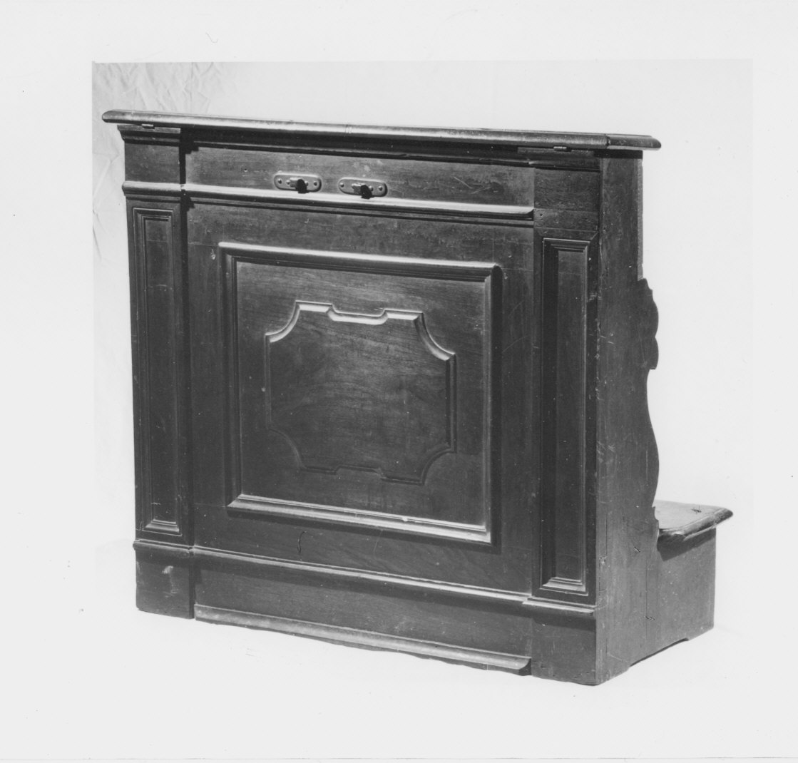 inginocchiatoio, opera isolata - bottega lombarda (sec. XVIII)
