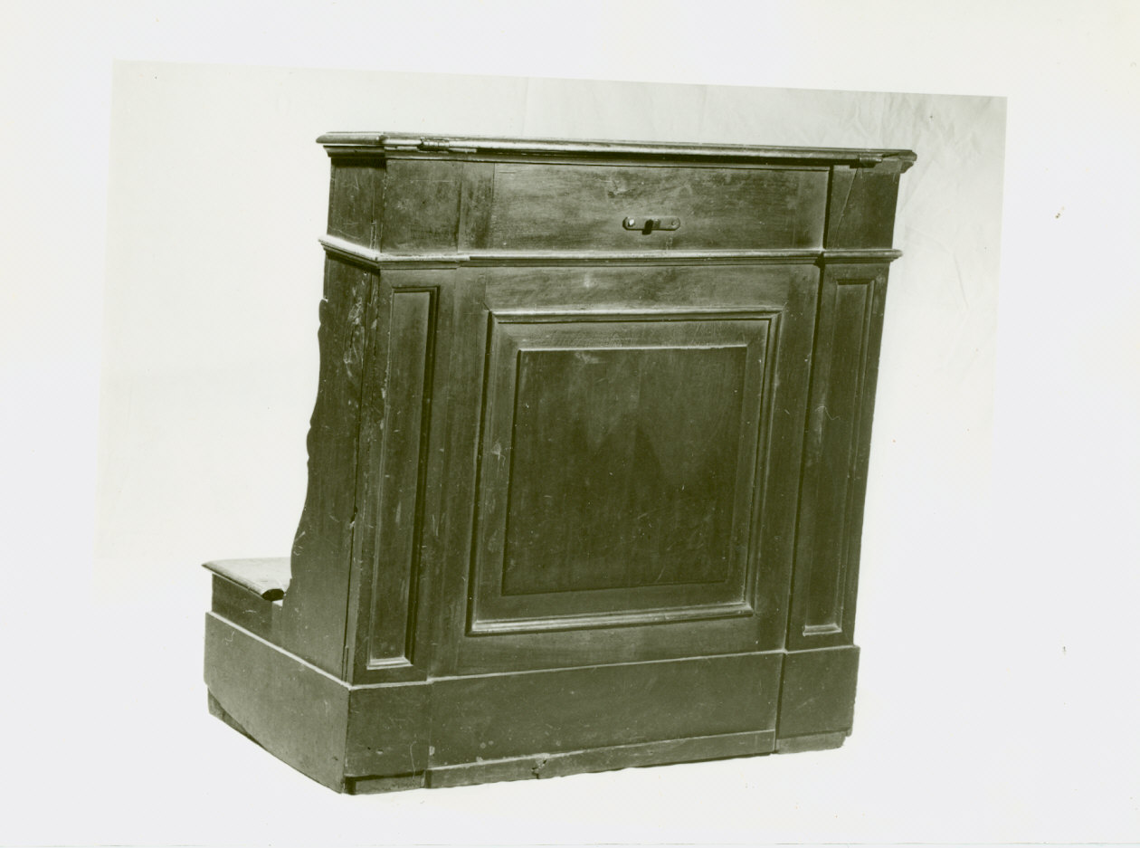 inginocchiatoio, opera isolata - bottega lombarda (sec. XVIII)