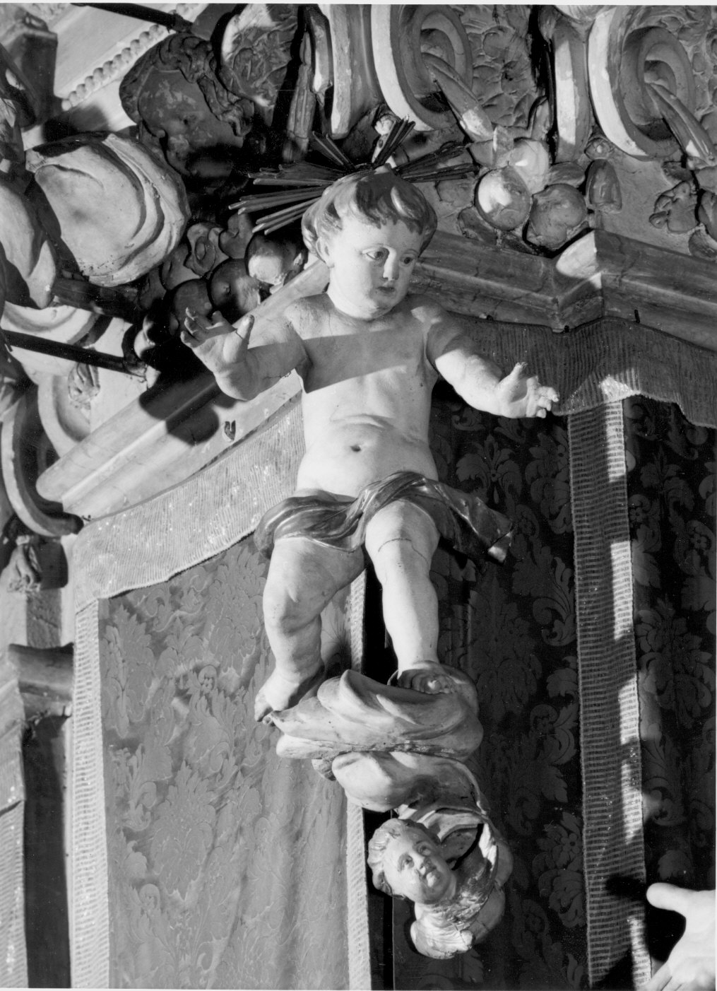 Gesù Bambino (statua, opera isolata) - bottega lombarda (seconda metà sec. XIX)