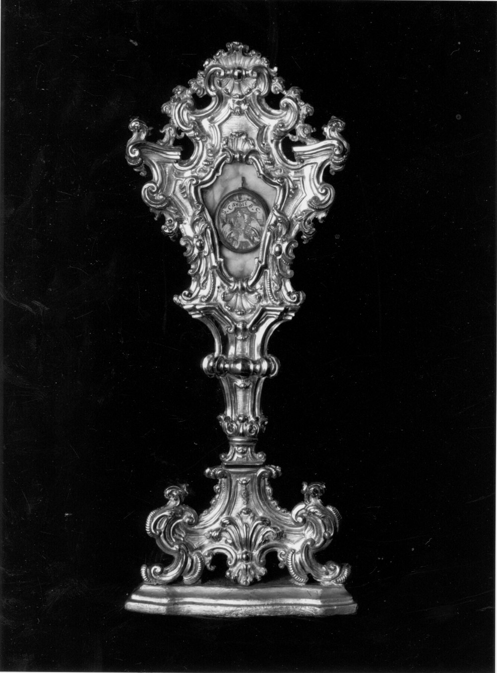 reliquiario - a ostensorio, opera isolata - bottega lombarda (sec. XVIII)