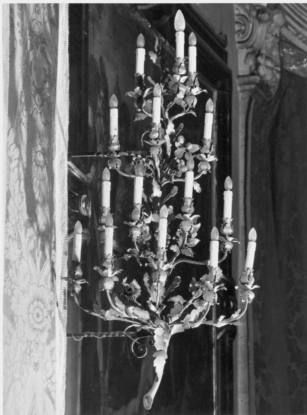 portacandela, coppia - bottega italiana (inizio sec. XX)