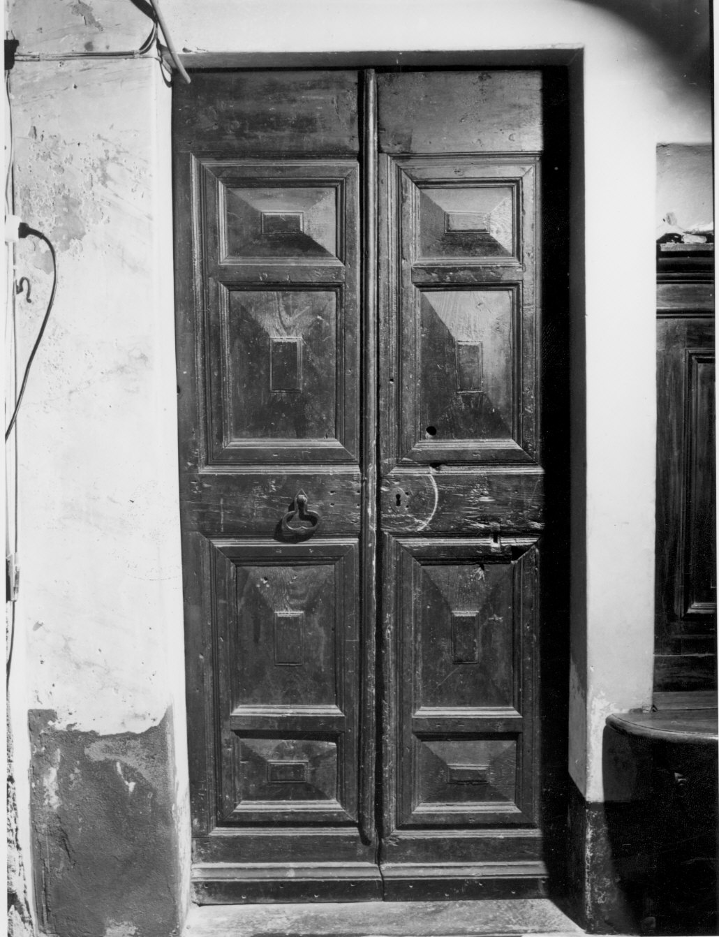 porta - a due battenti - bottega lombarda (sec. XVIII)