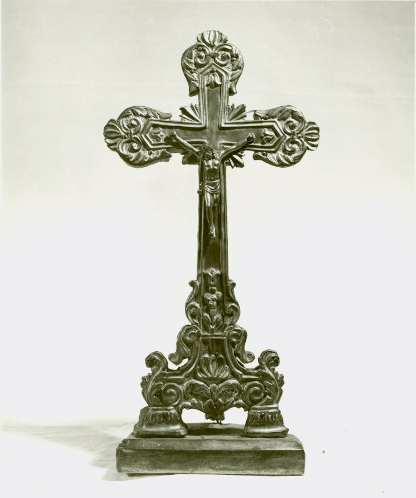 croce d'altare, opera isolata - bottega lombarda (seconda metà sec. XIX)
