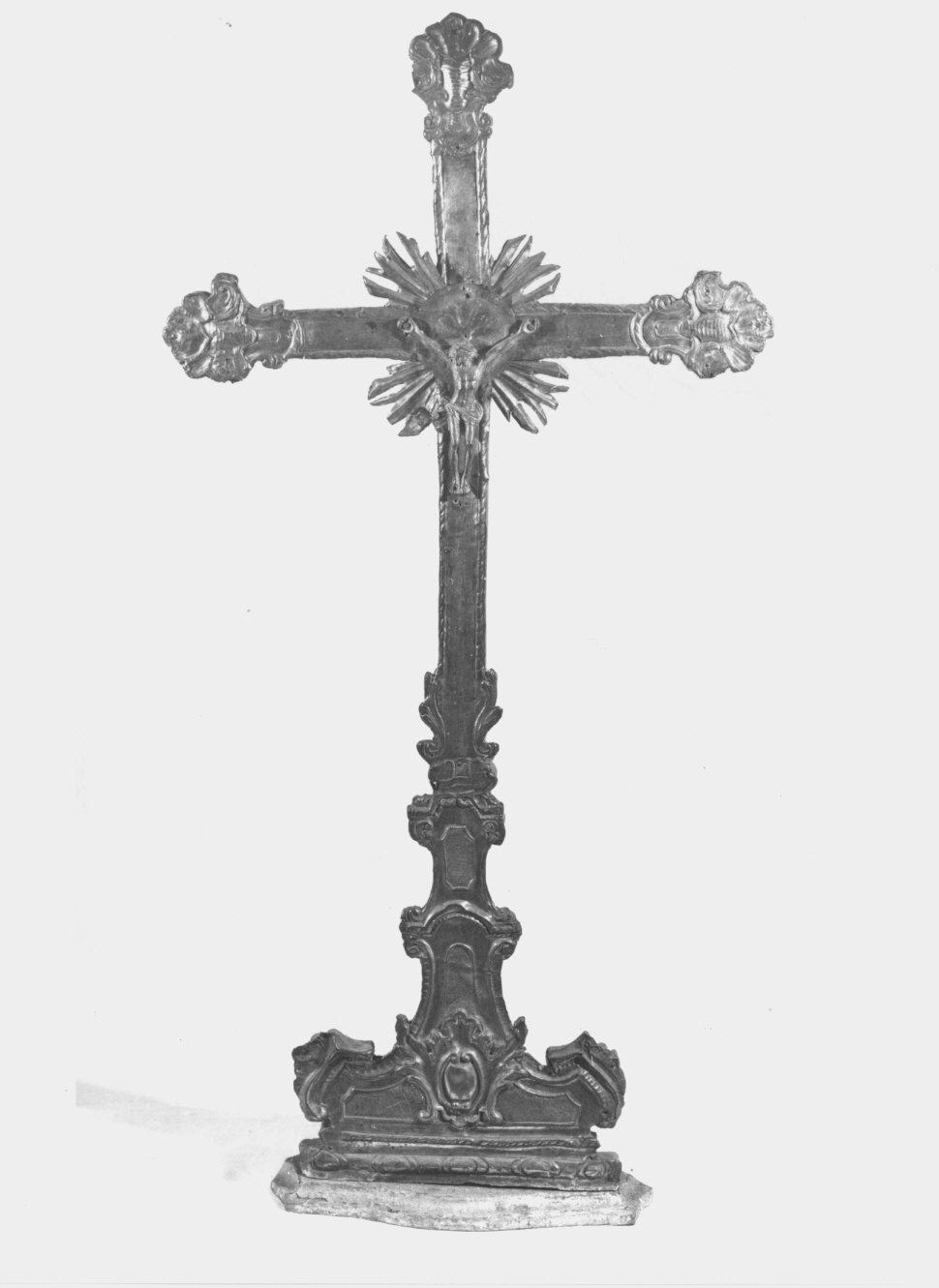 croce d'altare, opera isolata - bottega lombarda (seconda metà sec. XVII)